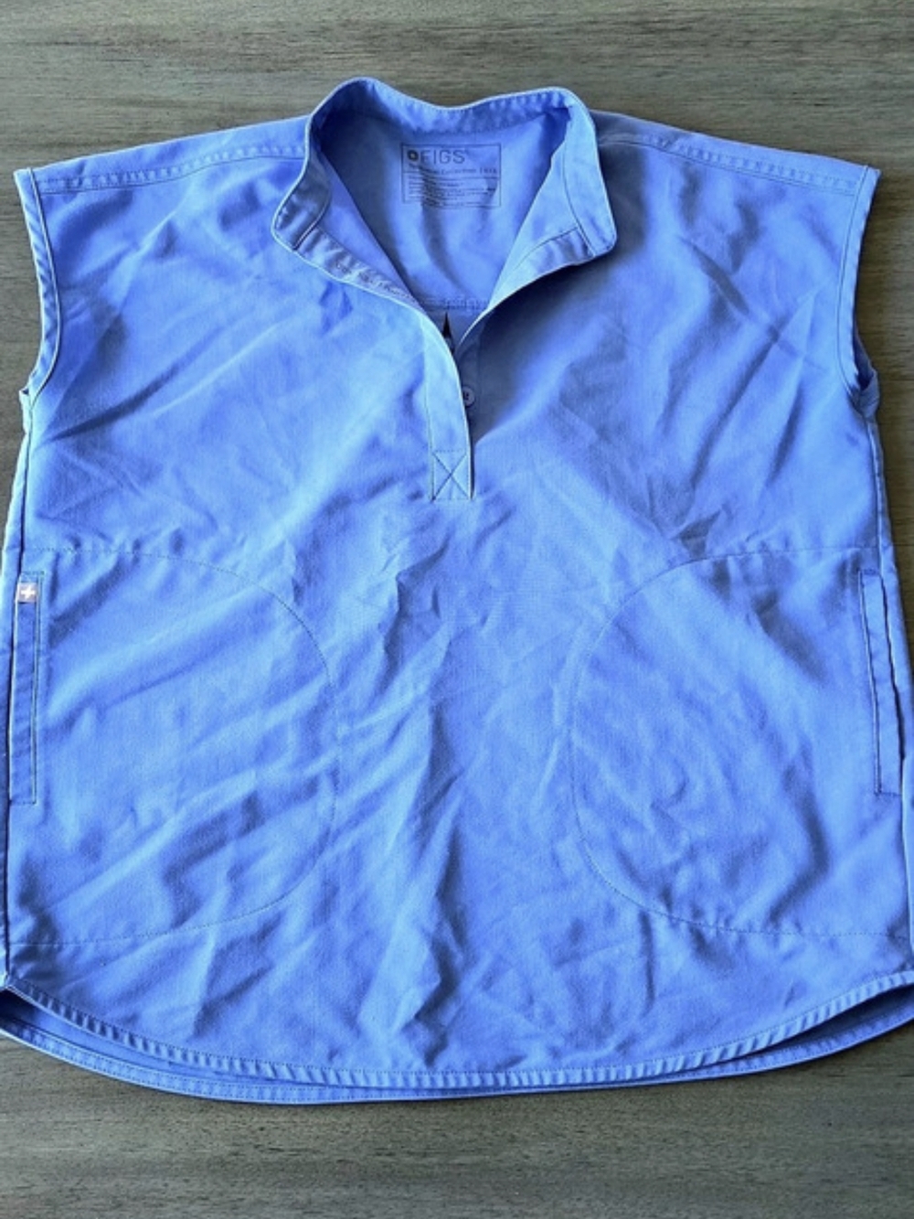 FIGS Scrub Top Blue XXS